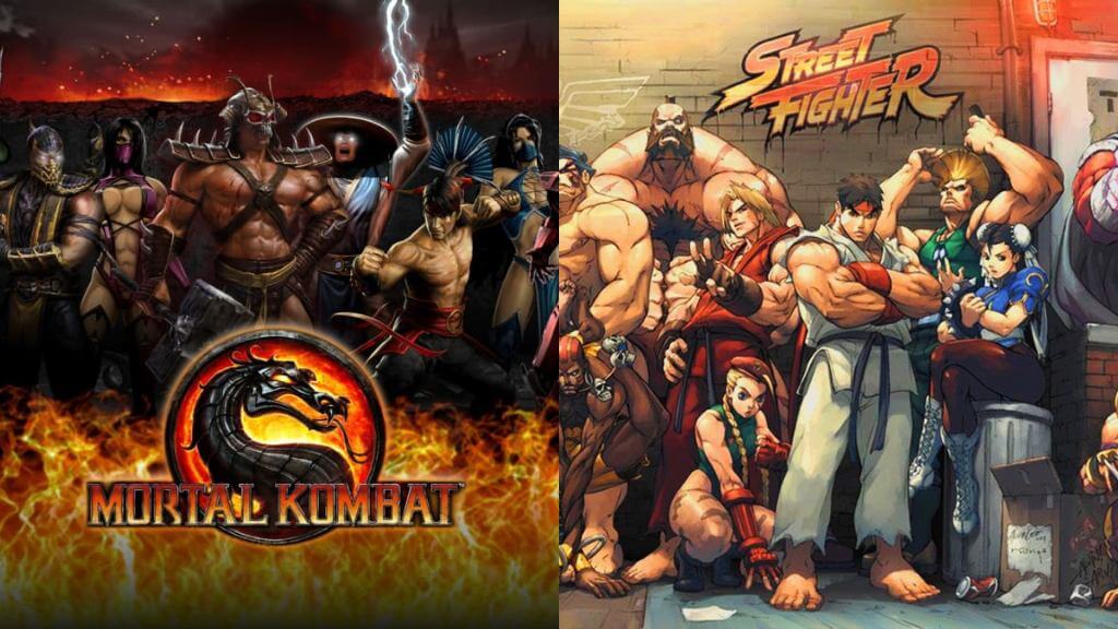 Street Fighter And Mortal Kombat Characters